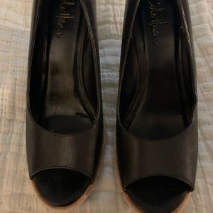 Cole Haan Black Wedge Shoes